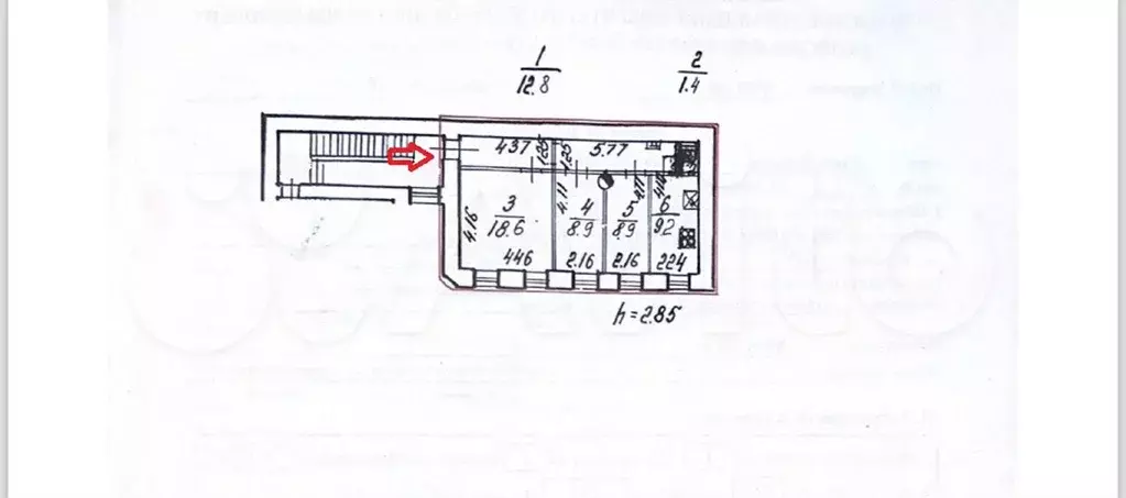 3-к. квартира, 60 м, 4/5 эт. - Фото 0