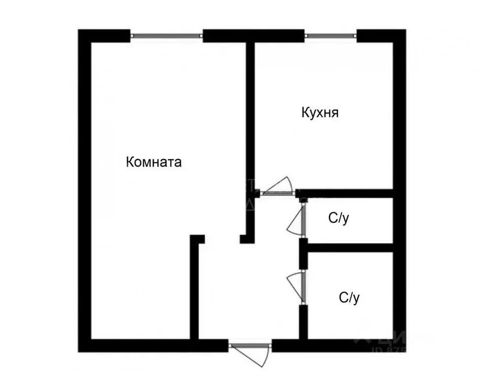 1-к кв. Тюменская область, Тюмень ул. 50 лет Октября, 36а (38.2 м) - Фото 1