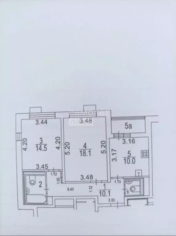 2-к кв. Москва проезд Черепановых, 54А (58.1 м) - Фото 1