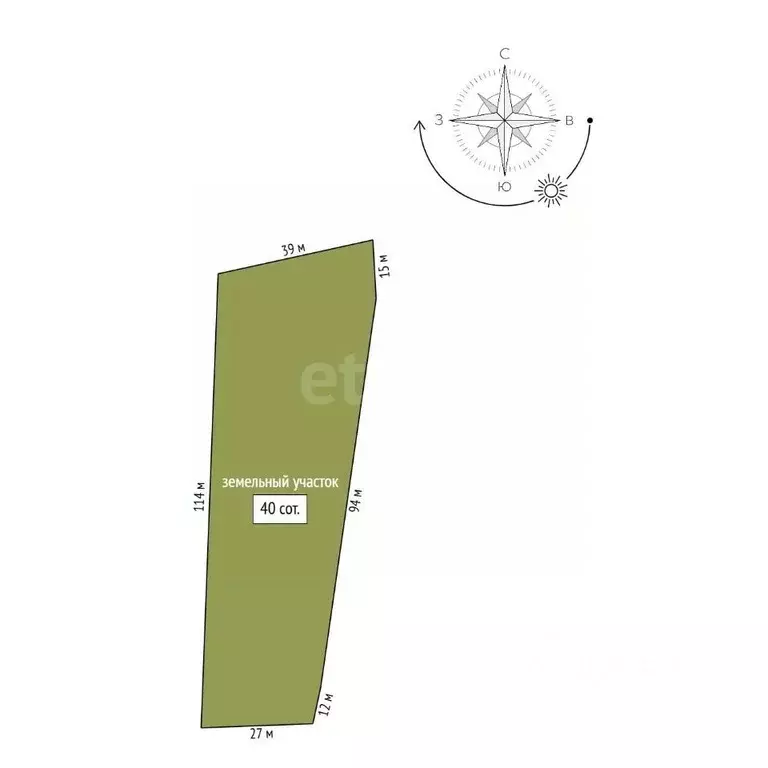 Участок в Амурская область, Благовещенский район, с. Владимировка  ... - Фото 2