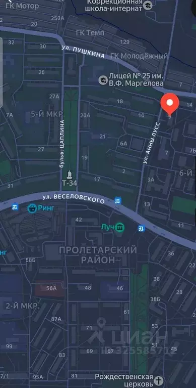 Студия Мордовия, Саранск ул. Анны Лусс, 9 (12.0 м) - Фото 2