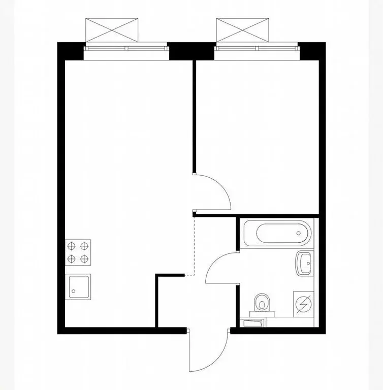 1-комнатная квартира: Москва, Варшавское шоссе, 284к4 (35 м) - Фото 1