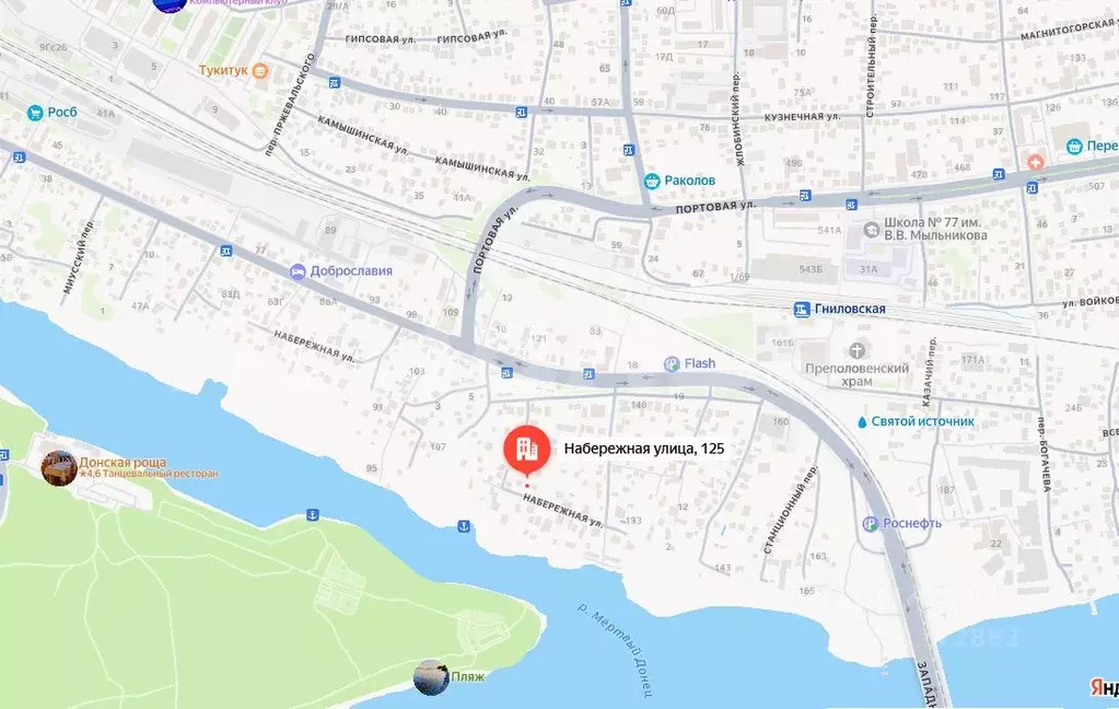 Участок в Ростовская область, Ростов-на-Дону Набережная ул. (7.6 сот.) - Фото 1