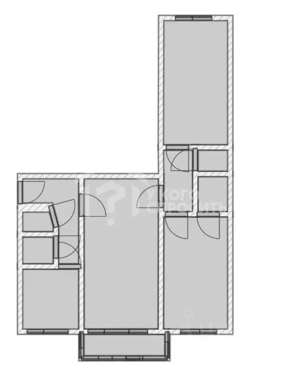 3-к кв. Ленинградская область, Ломоносовский район, д. Низино ... - Фото 2