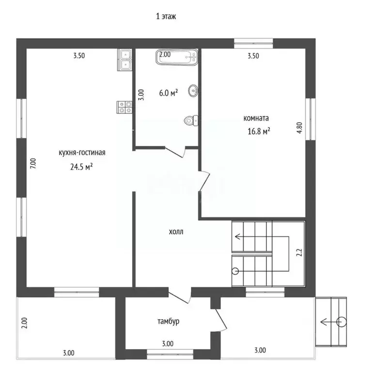 Дом в Ярославская область, Ярославский муниципальный округ, д. ... - Фото 2