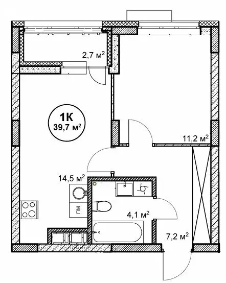 1-комнатная квартира: Нижний Новгород, посёлок Cовхоза Цветы (39.7 м) - Фото 0