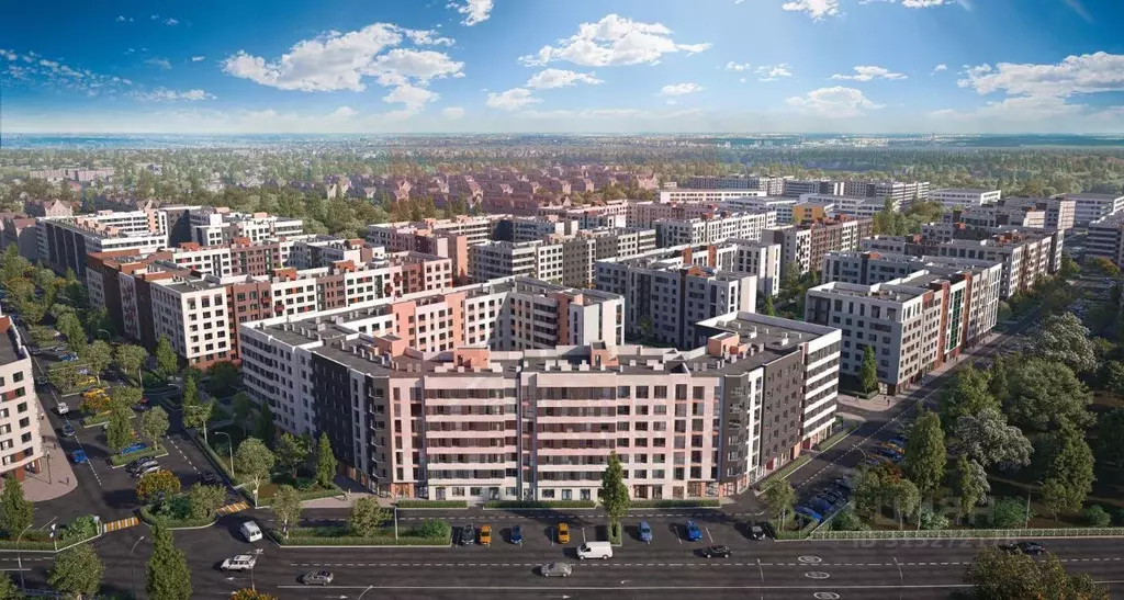 2-к кв. Калининградская область, Гурьевск Включи жилой комплекс (58.42 ... - Фото 0