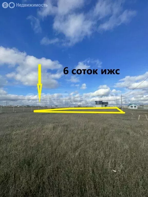 Участок в Уютное, Симферопольская улица (6 м) - Фото 1