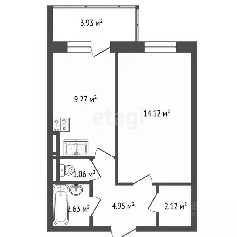 1-к кв. Санкт-Петербург Звездная ул., 20 (34.7 м) - Фото 1