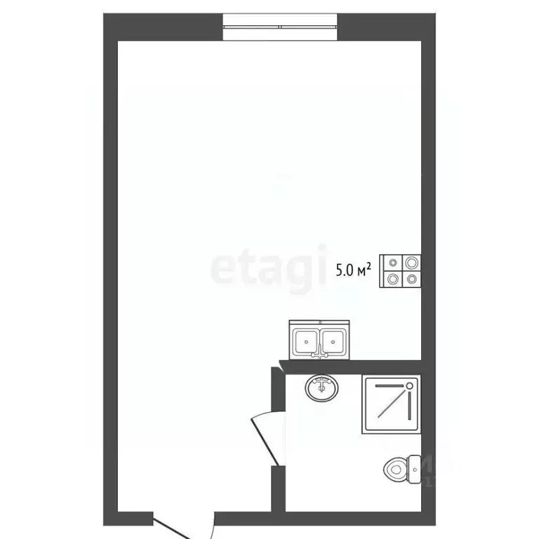 Студия Ямало-Ненецкий АО, Новый Уренгой Лимбяяха мкр, Надежда мкр, 17 ... - Фото 1