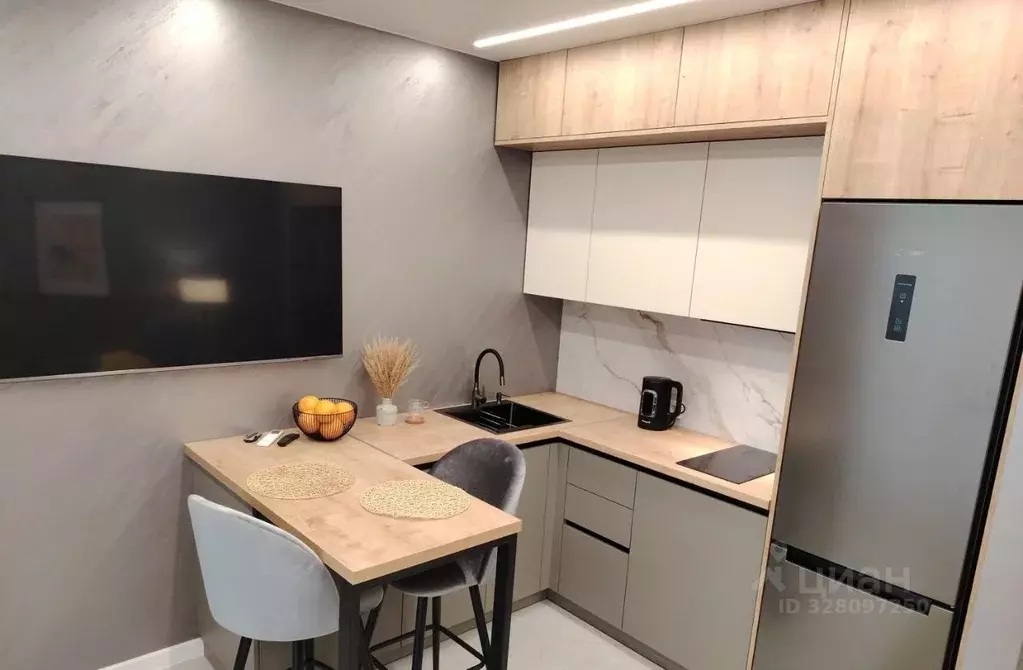 Студия Краснодарский край, Сочи Бытха мкр, ул. Бытха, 2/4 (25.6 м) - Фото 2