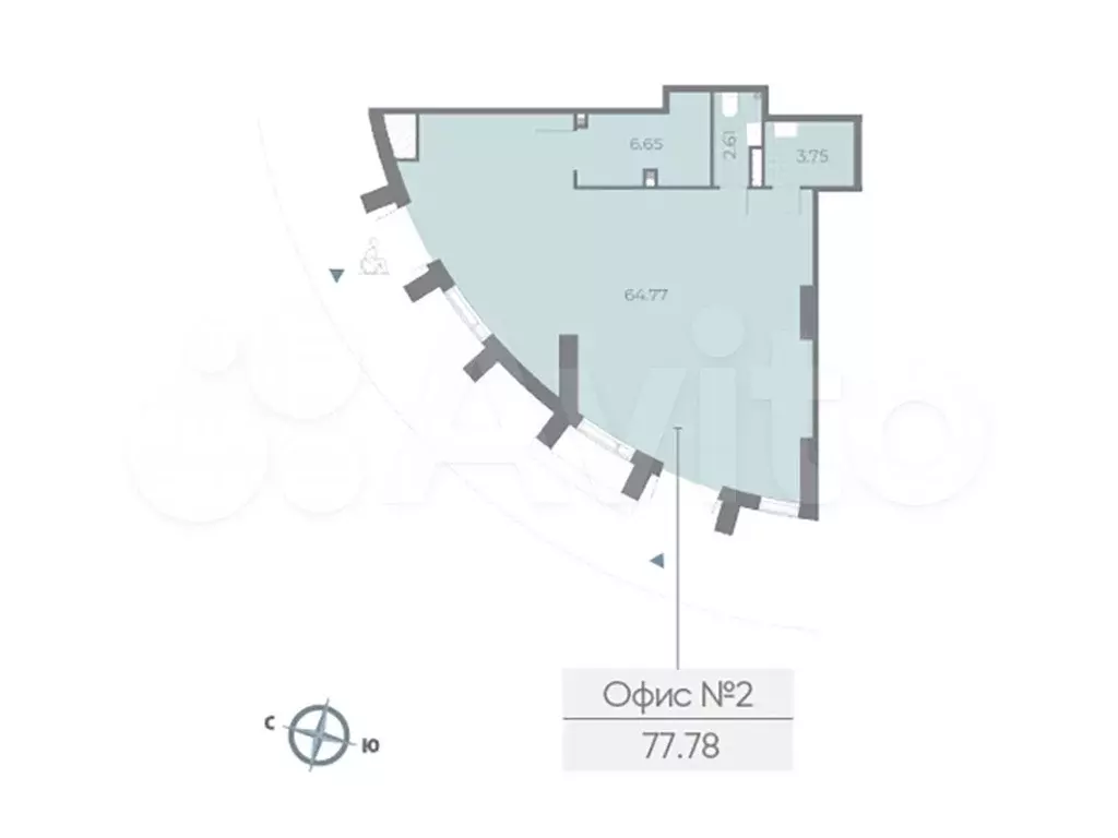 Продам помещение свободного назначения, 77.8 м - Фото 0