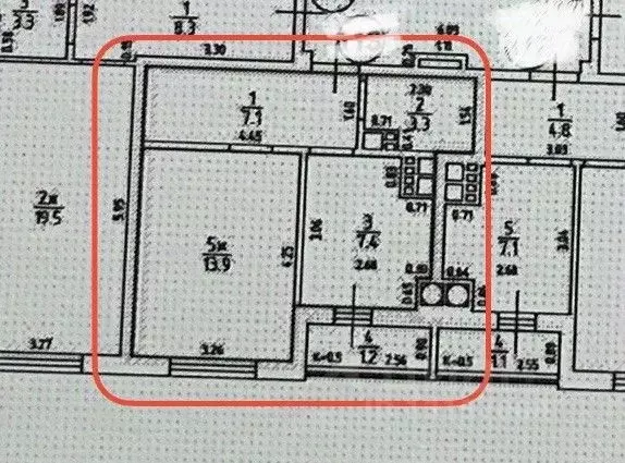 1-к кв. Калининградская область, Калининград пер. Рассветный (31.7 м) - Фото 2