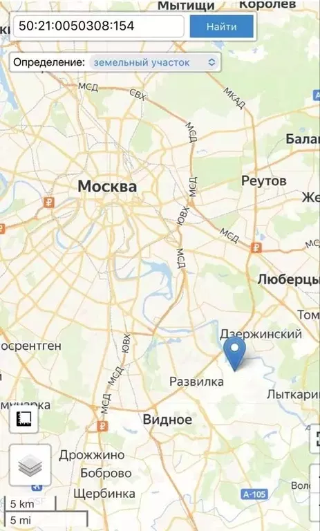 Участок в Московская область, Ленинский городской округ, д. Мамоново  ... - Фото 2