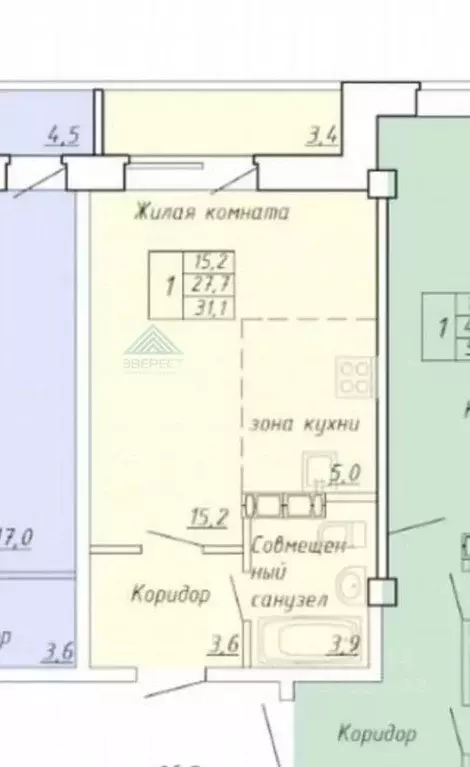 Студия Хакасия, Абакан Трудовая ул., 82 (31.1 м) - Фото 1