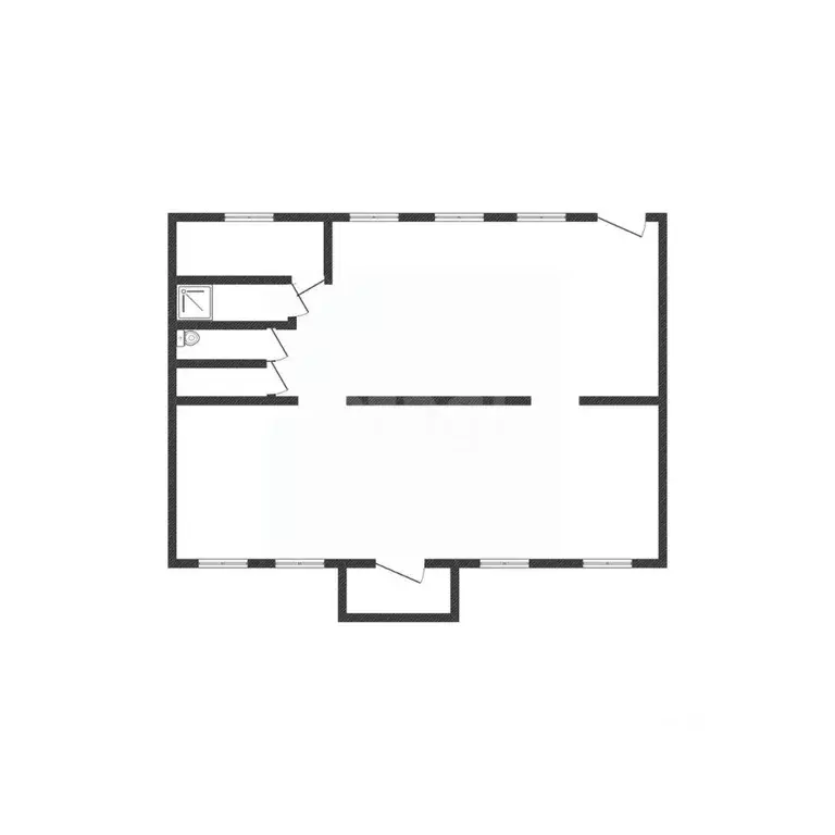 Торговая площадь в Смоленская область, Сафоново Первомайская ул., 63 ... - Фото 2