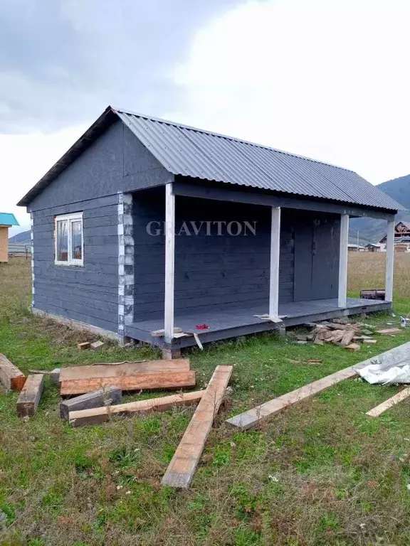Дом в Алтай, Усть-Коксинский район, с. Усть-Кокса ул. Уймонская (30 м) - Фото 1