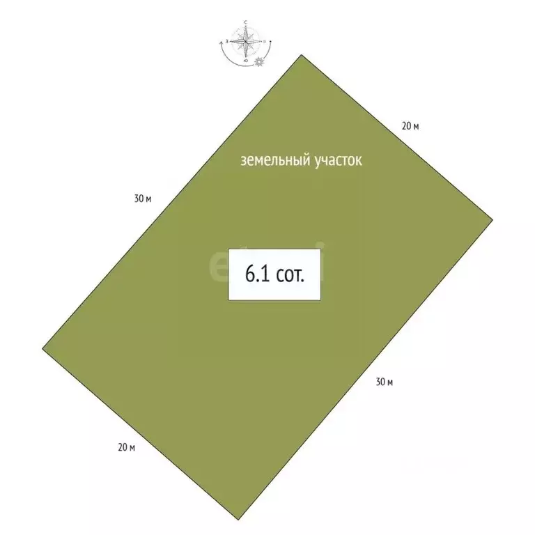 Участок в Новосибирская область, Бердск ул. 55-я, 25 (6.1 сот.) - Фото 2