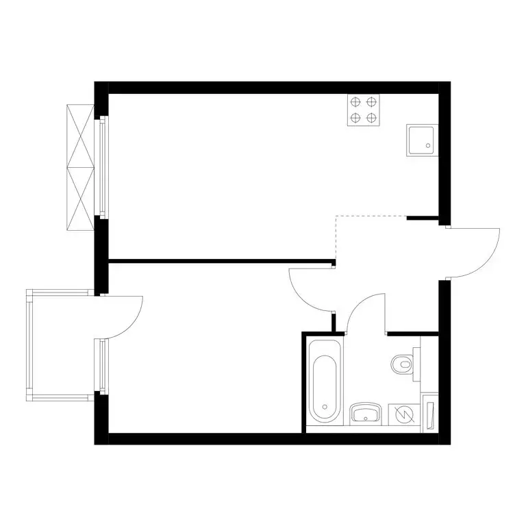 1-комнатная квартира: Новое Девяткино, жилой комплекс Заречный Парк, 6 ... - Фото 1