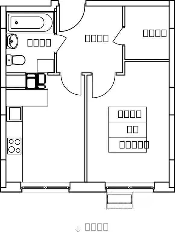 1-к кв. Московская область, Люберцы городской округ, Томилино пгт, ... - Фото 1