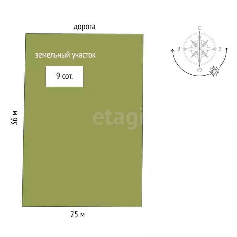 Участок в Тюменская область, Нижнетавдинский муниципальный округ, ... - Фото 1