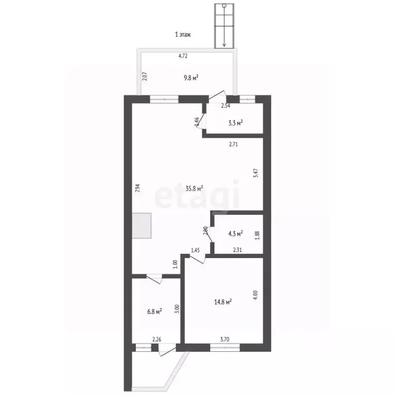 Таунхаус в Московская область, Люберцы городской округ, д. Михнево ул. ... - Фото 2