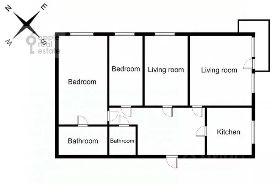 4-к кв. Москва Тверской бул., 19 (150.0 м) - Фото 1