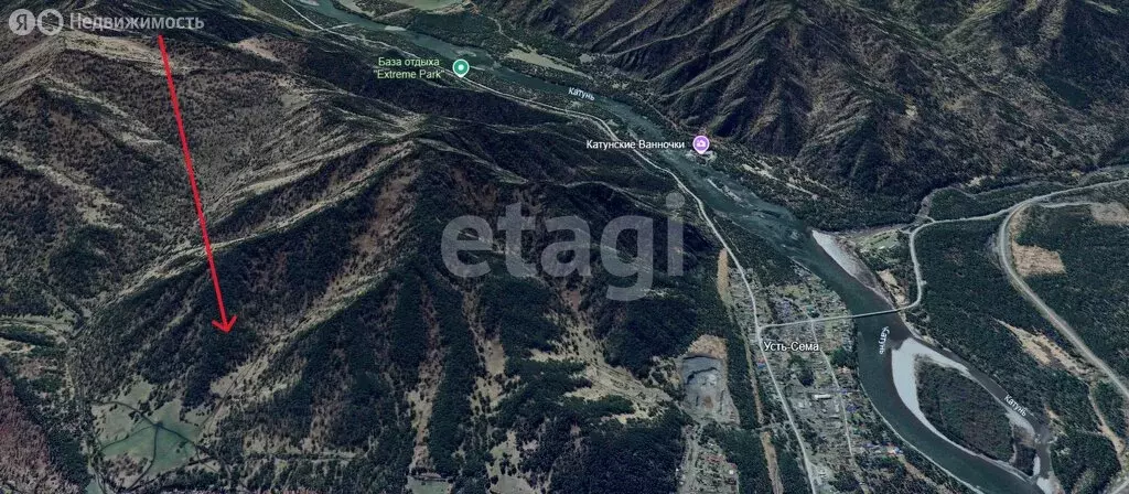 Участок в Чемальский район, село Чепош (469.94 м) - Фото 1