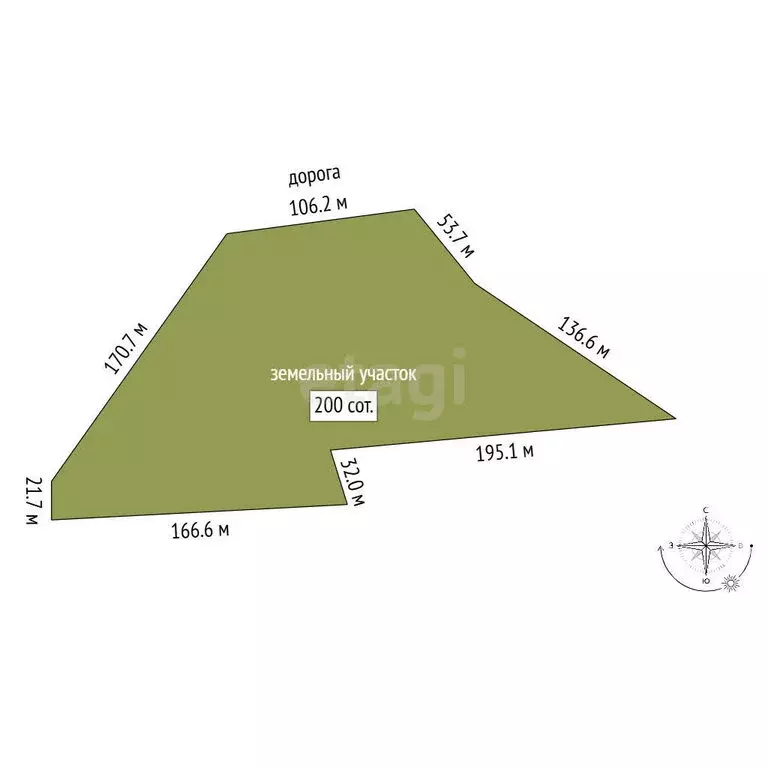 Участок в Изюмовка, улица Калинина (200 м) - Фото 1