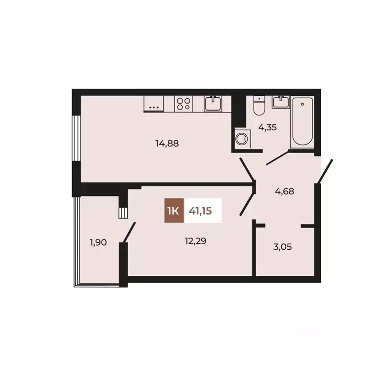 1-к кв. Ростовская область, Аксайский район, Щепкинское с/пос, пос. ... - Фото 1