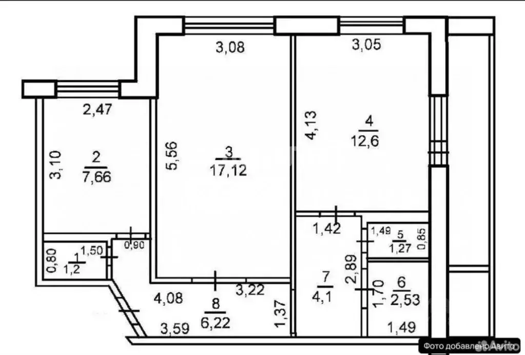 2-к кв. Оренбургская область, Оренбург Новая ул., 10/3 (52.7 м) - Фото 1