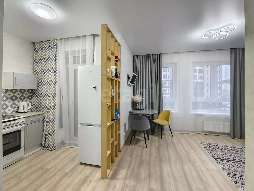 Студия Тюменская область, Тюмень ул. Пожарных и Спасателей, 5к1 (29.0 ... - Фото 1