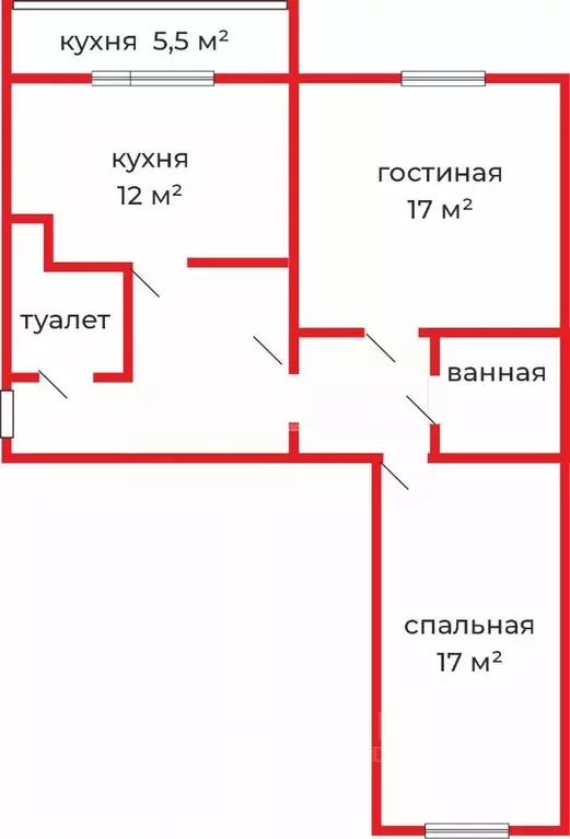 2-к кв. Челябинская область, Челябинск ул. Академика Королева, 44 ... - Фото 1