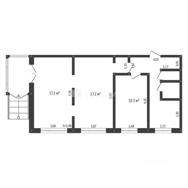 Торговая площадь в Кемеровская область, Новокузнецк ул. Тореза, 81 (60 ... - Фото 2
