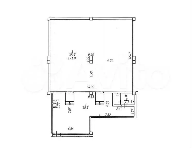 Продажа помещения свободного назначения 257 м2 - Фото 0