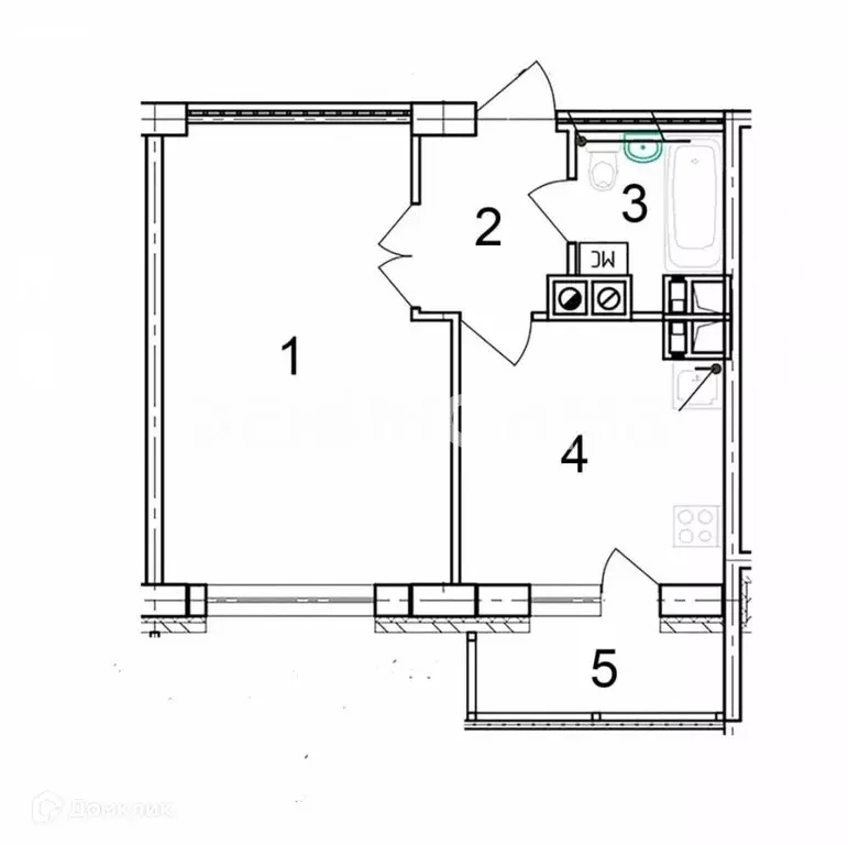 Продаётся 1-к квартира, 40 м - Фото 1