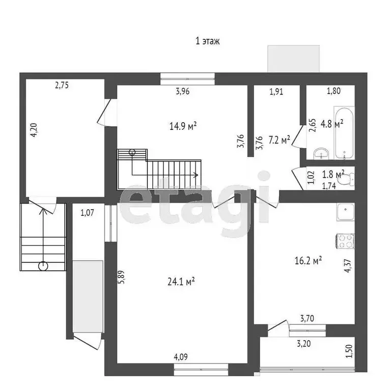 Дом в Стрехнино, улица Газовиков (137.6 м) - Фото 1