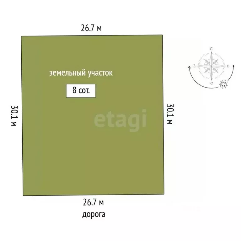 Участок в Тюменская область, Тюменский муниципальный округ, с. Луговое ... - Фото 1