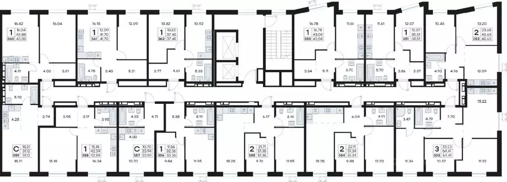 1-к кв. Приморский край, Владивосток Катерная ул., 31/2 (41.7 м) - Фото 2