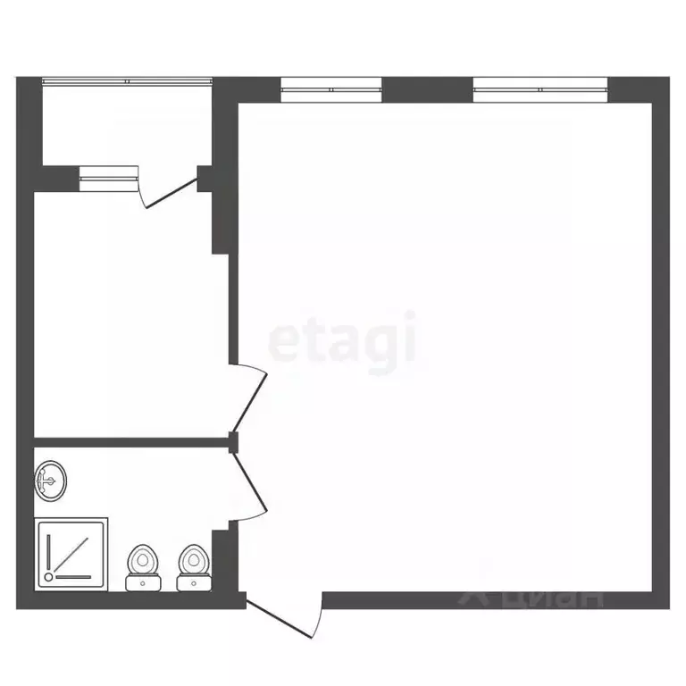 Офис в Алтайский край, Барнаул ул. Гущина, 150/24 (65 м) - Фото 2