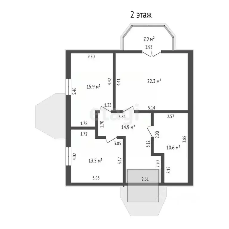 Дом в Крым, Симферополь ул. Миндальная (172 м) - Фото 2