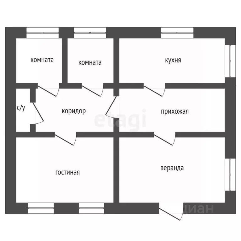 Дом в Кемеровская область, Киселевск Благовещенская ул., 19 (142 м) - Фото 1