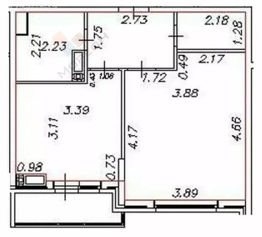 1-комнатная квартира: Краснодар, микрорайон Плодородный-2, ... - Фото 1