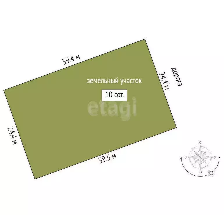 Участок в Костромской район, Чернопенское сельское поселение, посёлок ... - Фото 1