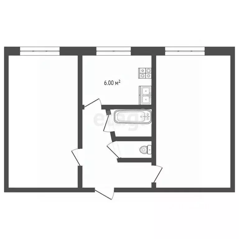 2-к кв. Саратовская область, Балашов Саратовское ш., 3 (44.0 м) - Фото 2