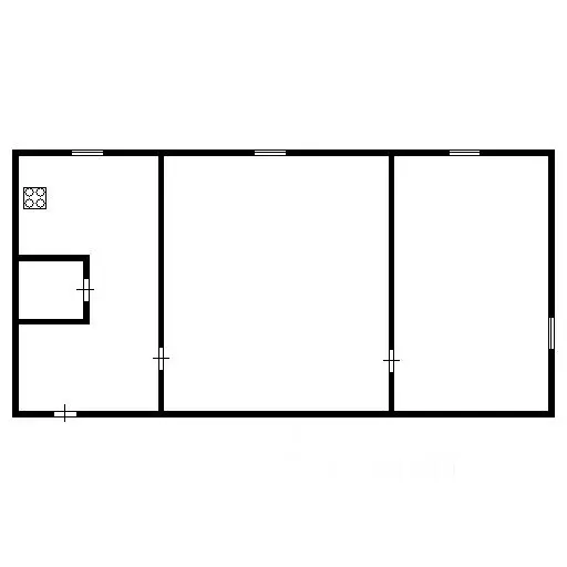 2-к кв. Владимирская область, Муром Набережная ул., 17 (31.0 м) - Фото 1