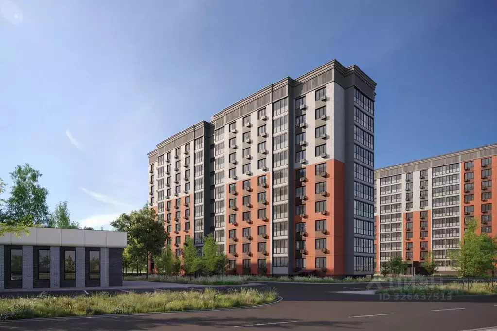 1-к кв. Брянская область, Брянск Медовый кв-л, поз6 (35.13 м) - Фото 2