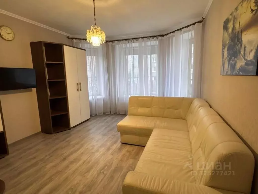 1-к кв. Калининградская область, Калининград ул. Гайдара, 155 (33.0 м) - Фото 1