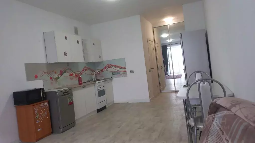 Студия Тюменская область, Тюмень Полевая ул., 109к1 (29.0 м) - Фото 1