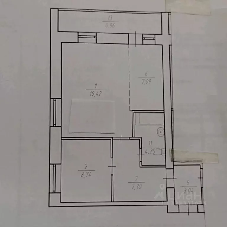 2-к кв. Саха (Якутия), Якутск Загородный кв-л, ул. Бабушкина, 8/5 ... - Фото 1
